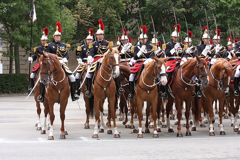 la garde républicaine cavalerie cheval 