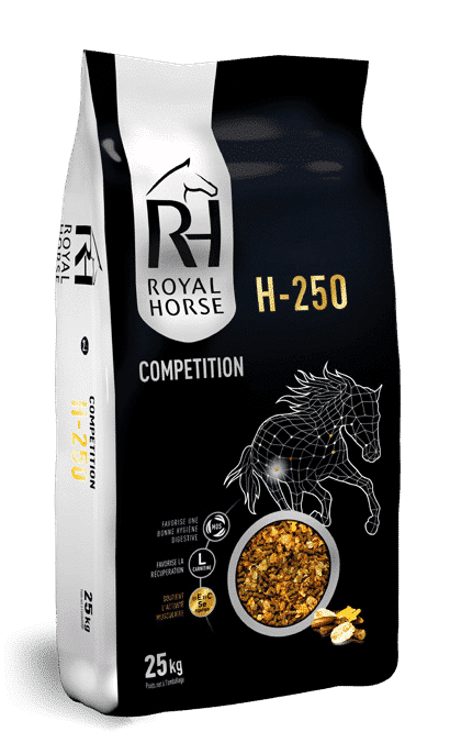 H-250 : Flaked feed for competition horses