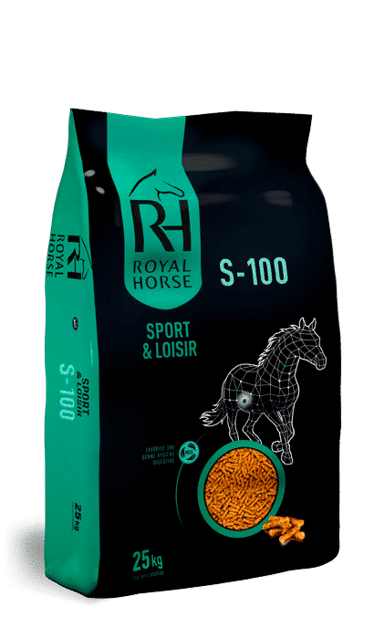 S-100 : Aliment granulé pour chevaux