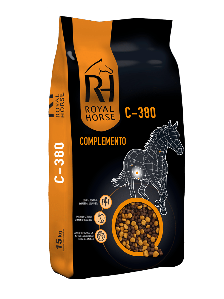 H-380 : Alimento extruidos para caballos de competición