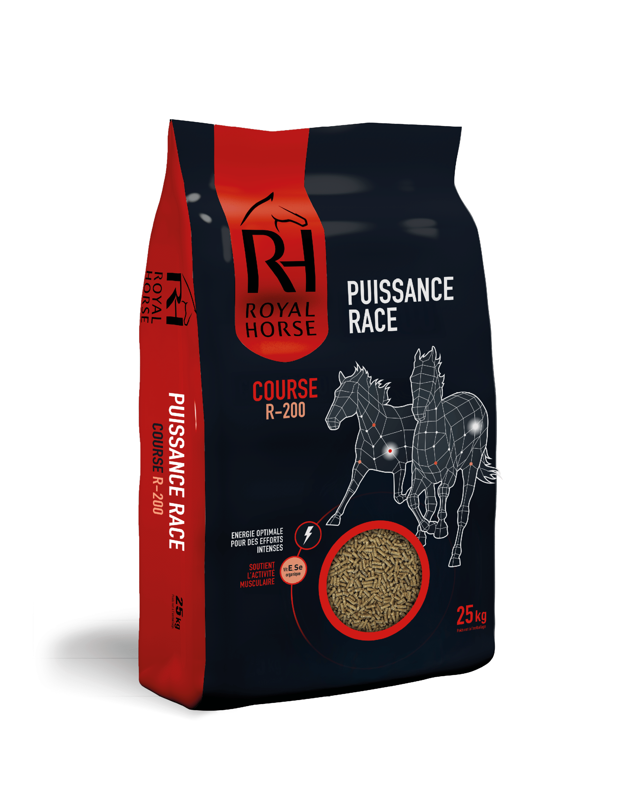 PUISSANCE RACE – R 200  : ALIMENT GRANULE POUR CHEVAUX COURSE